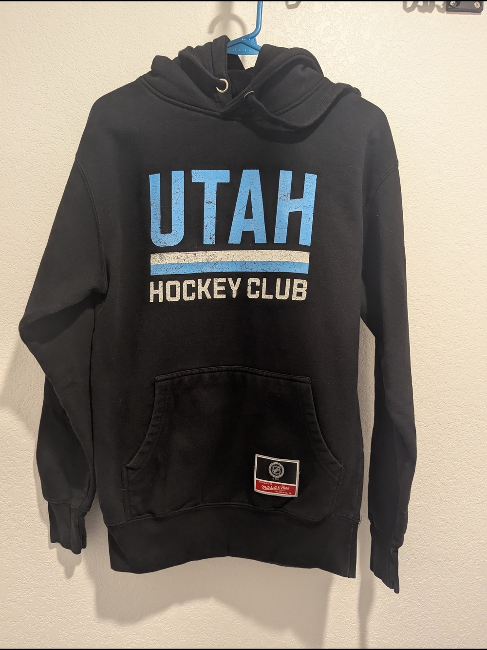 Mitchell & Ness Utah Hockey Club Black Pullover Hoodie
